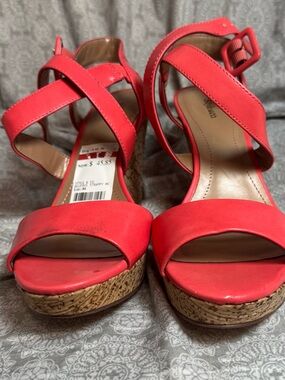 Style & Co Strappy Coral Platform Sandals